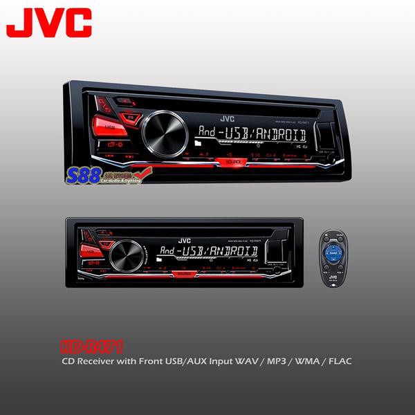 Jvc Kd-R471 Single Din Cd/Usb/Aux/Flac/Android Music