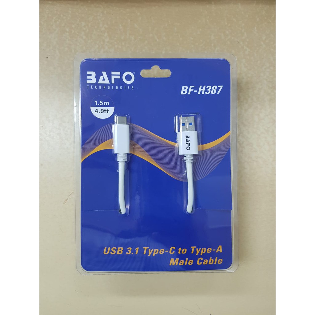 Kabel type C to USB A(M) 1.5M BF H-387