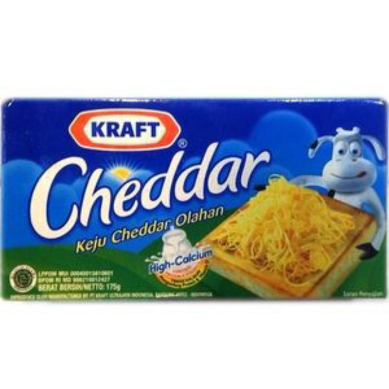 

Keju Kraft Cheddar 165 gr Enak