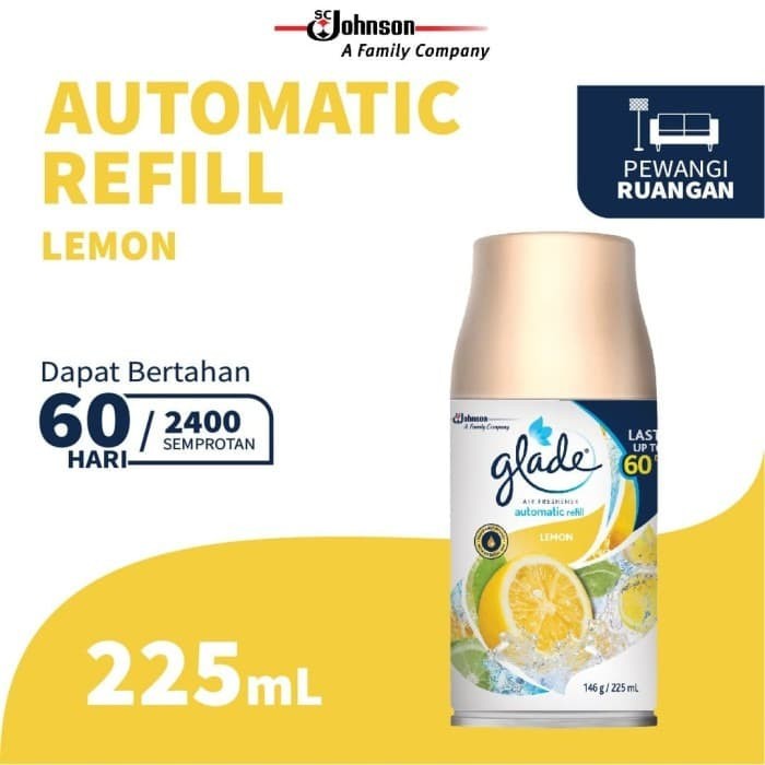 Glade Matic Spray Refill 225ml / 146gr - AEROSOL (KHUSUS PULAU JAWA)