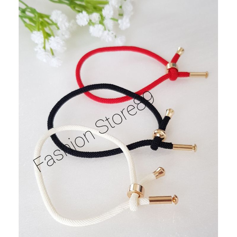 Gelang tali serut Hongkong / gelang tali serut fashion Antikarat waterproof impor (free 2sekat)