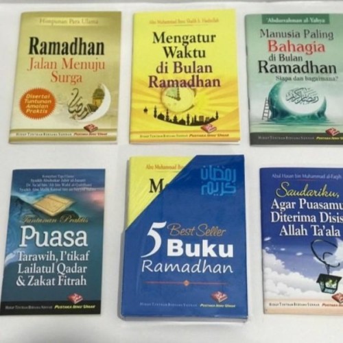 Best Seller 5 BUKU RAMADHAN | PIU | Mengatur waktu di bulan Ramadhan | Tuntunan Praktis Puasa Tarawih
