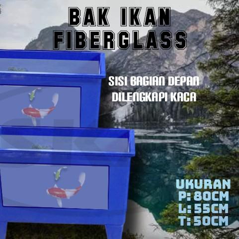 Aqua | Bak Ikan Fiberglass / Aquarium Ikan / Kolam Ikan Fiberglass