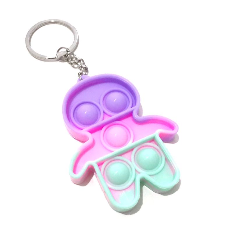 MAINAN POP IT RAINBOW Fidget push Pop itsFidget  toy Push bubble-GK Little boy pop it