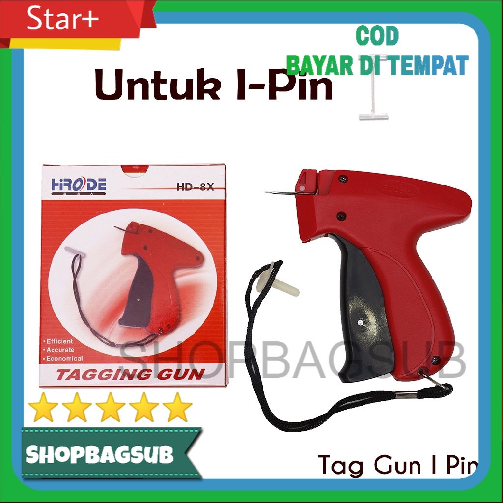 

TAG GUN I PIN ALAT TEMBAK TAGPIN HALUS HIRODE MERAH