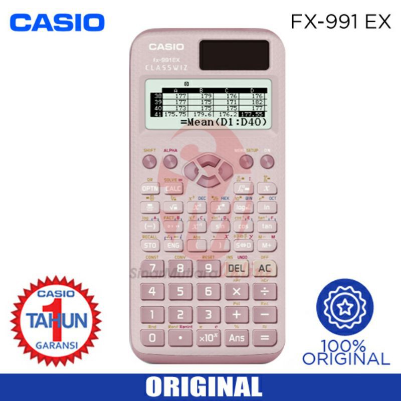 Kalkulator Casio FX 991EX Pink |    Shopee Indonesia