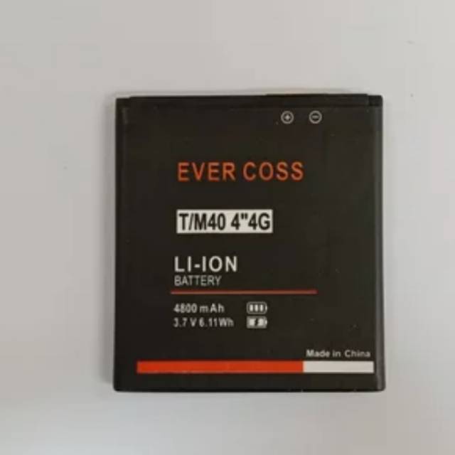 Batre bt evercoss T/M40 4inch 4G TM40 4800mah