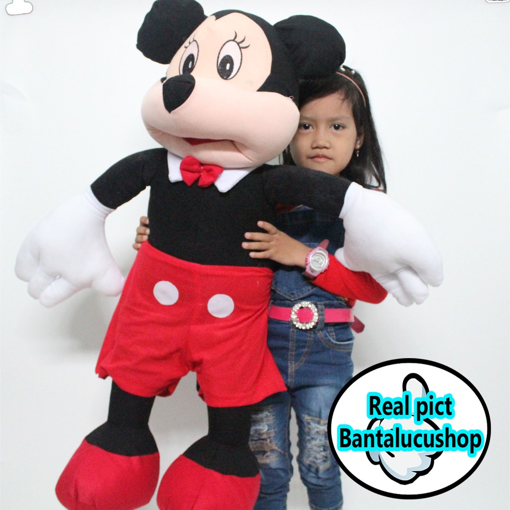 Boneka Mickey mouse Jumbo Berdiri Tinggi 90cm Terlaris