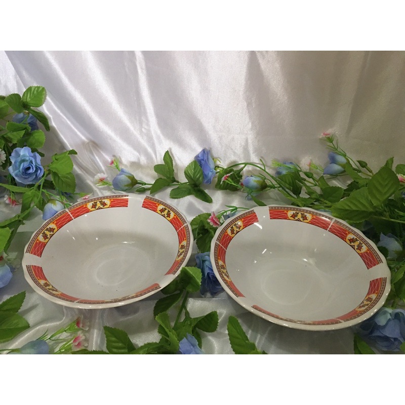 MANGKOK KERAMIK MOTIF BUNGA