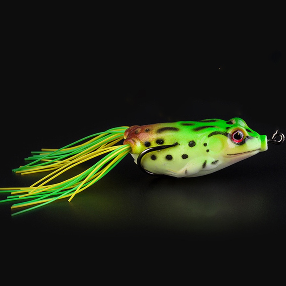 [Jianxin] 6cm 12g Frog Shape Fishing Artificial Lifelike Soft Fish Lure Bait Tackle Tool