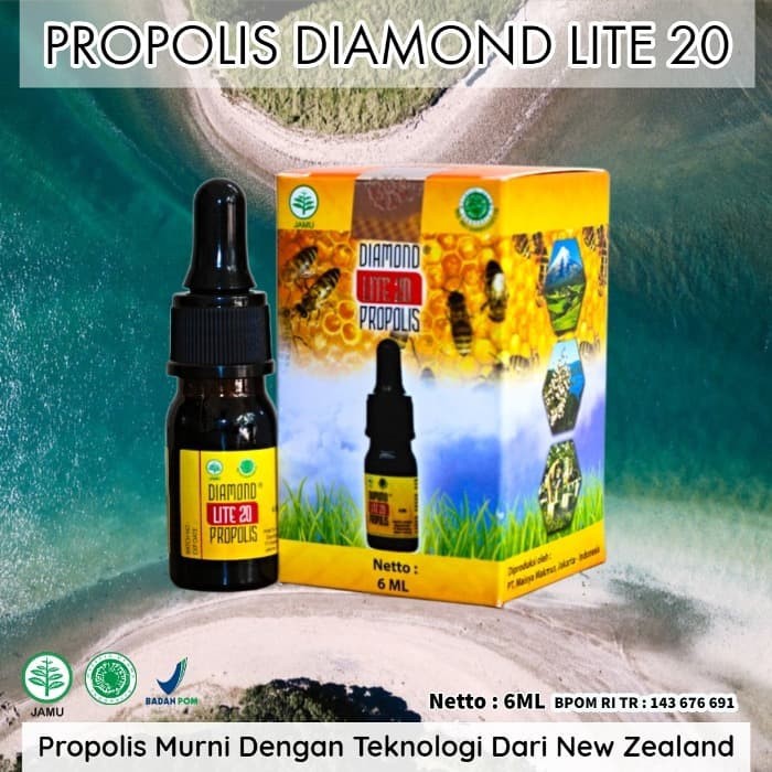 Propolis Diamond Lite 20 Asli Original New Zealand / Selandia Baru
