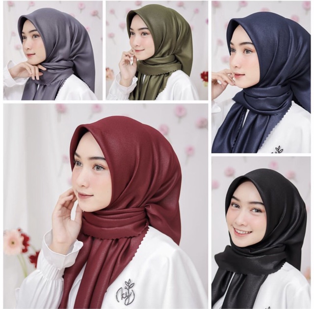 Voal Lasercut Shinar Segiempat Hijab Glamour Square Sinar Gliter