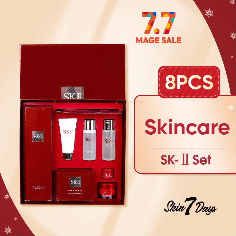 SK-II Set 8PCS/ Sk-Ii Sk2 Skii Fairy Water Experience Pack Ukuran 8 Pcs / Box Sk2 Untuk Travel Size