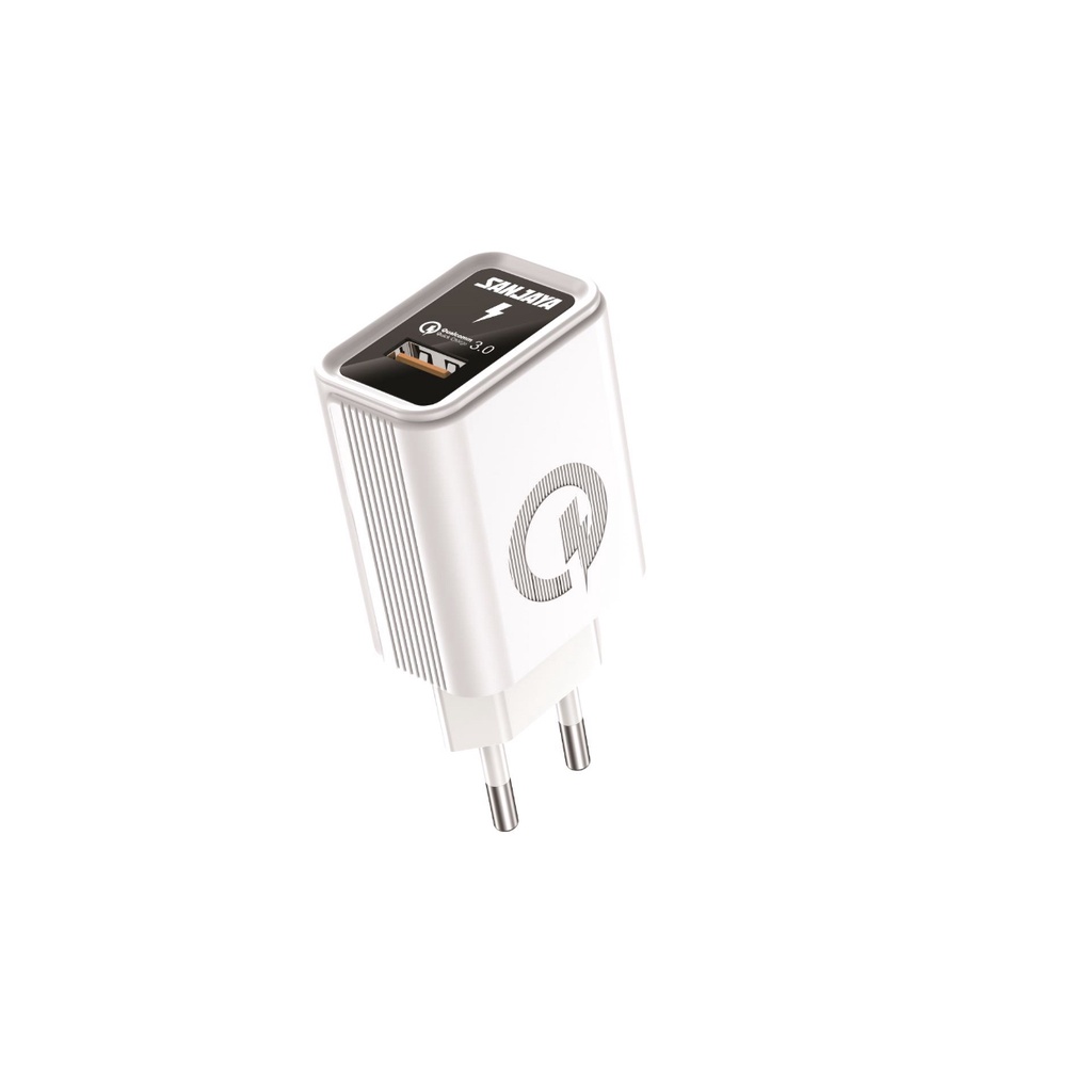 Sanjaya Kepala Charger 1 USB 15W Quick Charger QC 3.0 15W Fast Charging / Adaptor 3.0 Quick Charge