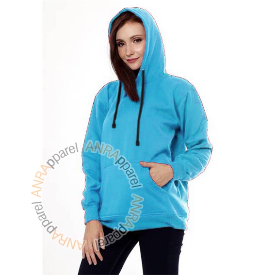 HOODIE POLOS WANITA - Jaket Hoodie Jumper Polos - Bahan Fleece