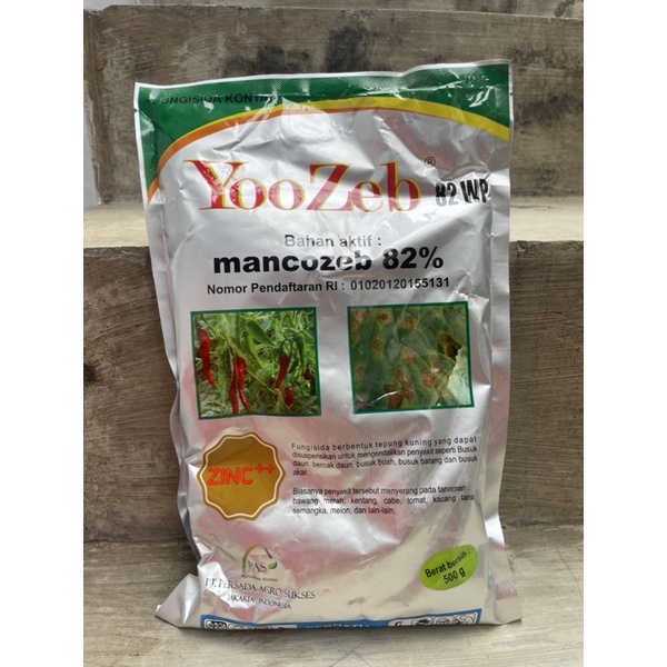 YooZeb 82wp Kuning Mancozeb 82% 500gr