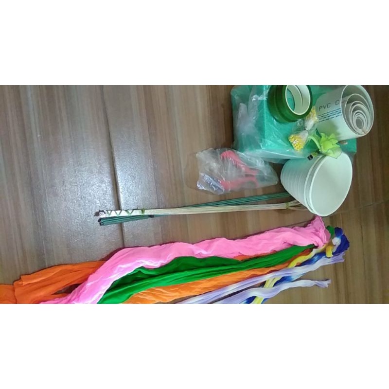 Tang 3 in 1 multifungsi/kain stoking bahan bunga stocking polos murah Tebal.