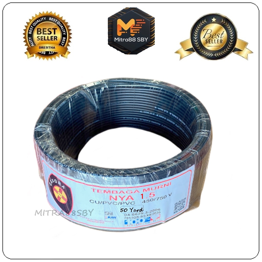 Mitra88sby kabel NYA 1x1,5x50y EXXORA