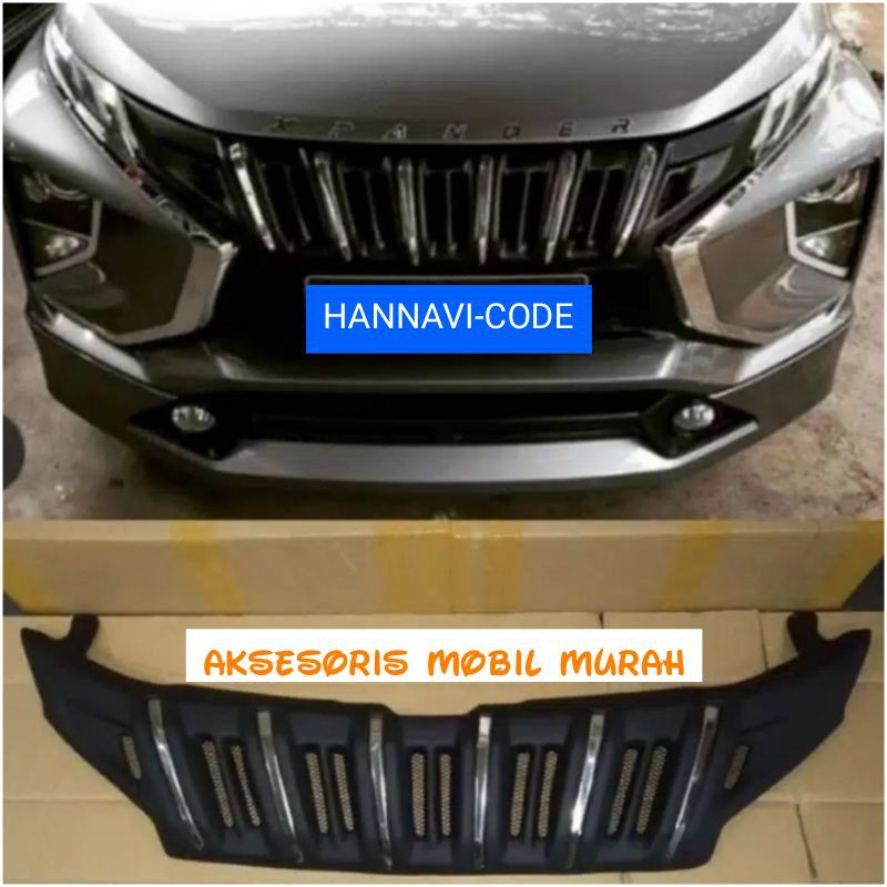 Grill Xpander Model Apolo Grill Apollo Mitsubishi Xpander Hitam doff lis Chrome