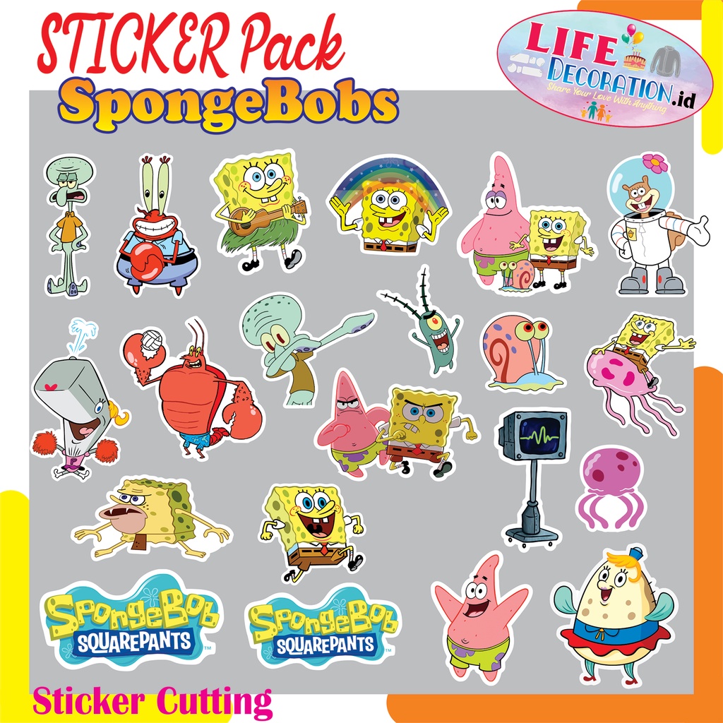 

STIKER SPONGEBOBS / STICKER PACK
