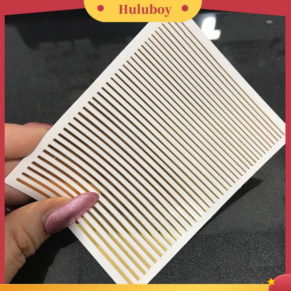 Huluboy Huluboy♡ Stiker Kuku 3D Ukuran 9x8cm Untuk Dekorasi