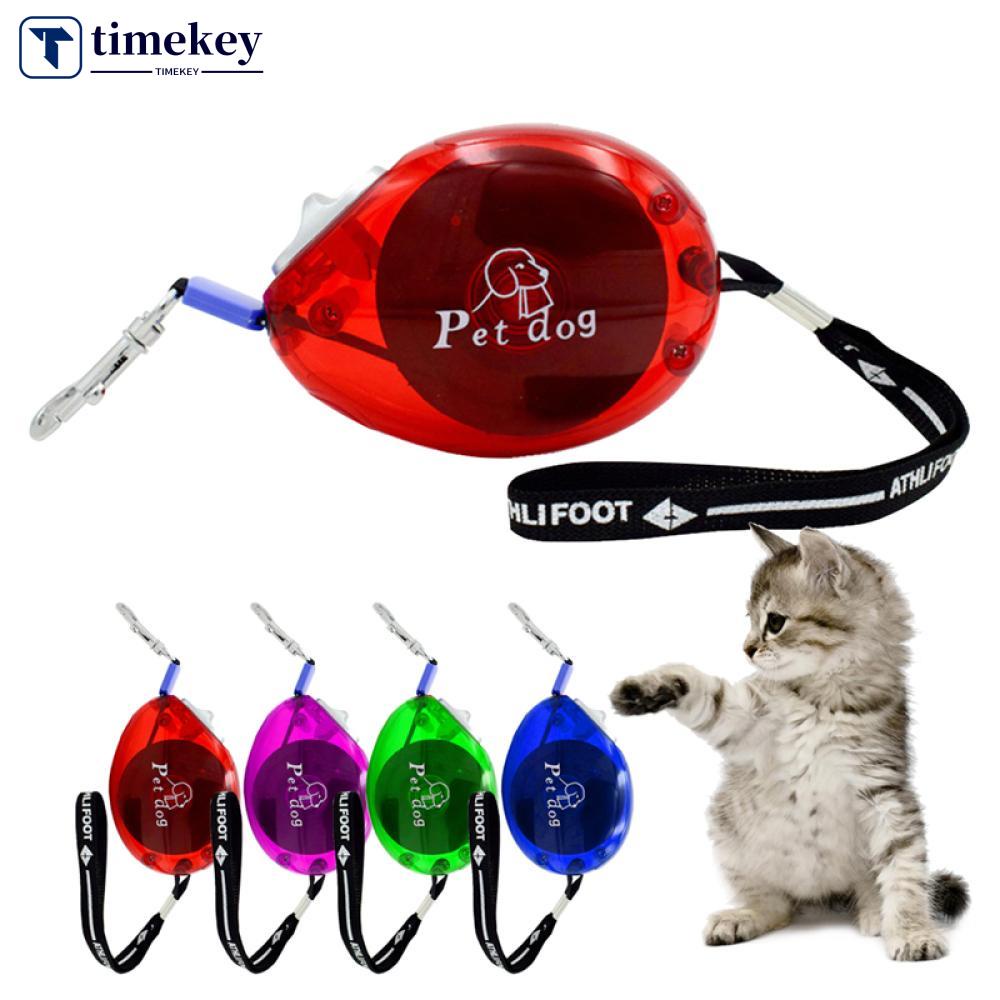 Timekey Tali Tuntun Anjing Mini Otomatis Retractable 2.5m Untuk Outdoor C4D5