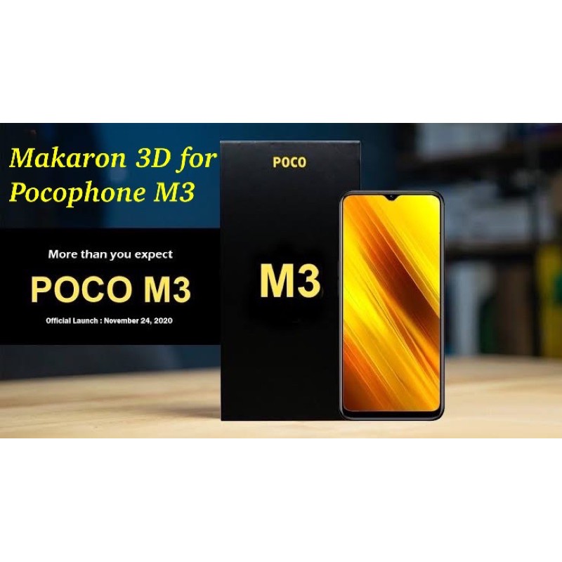 PROMO MAKARON CASE 3D POCOPHONE M3 SUPER SOFT QUALITY PREMIUM SOFT CASE