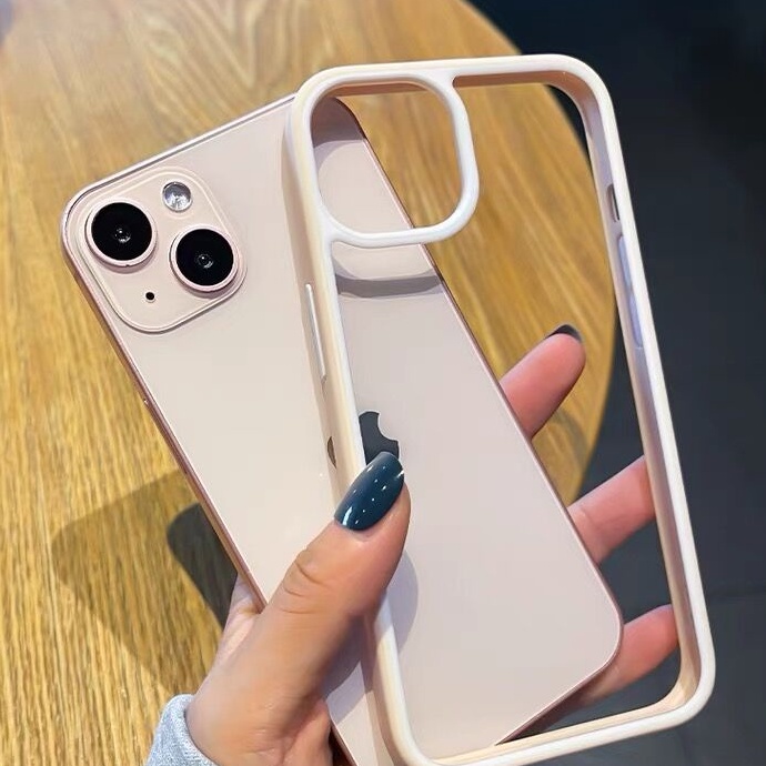 Case Warna Pink Untuk Iphone 13 Pro Max 7 8 Plus X Xr Xs Max 11 Pro Max 12 Pro Max