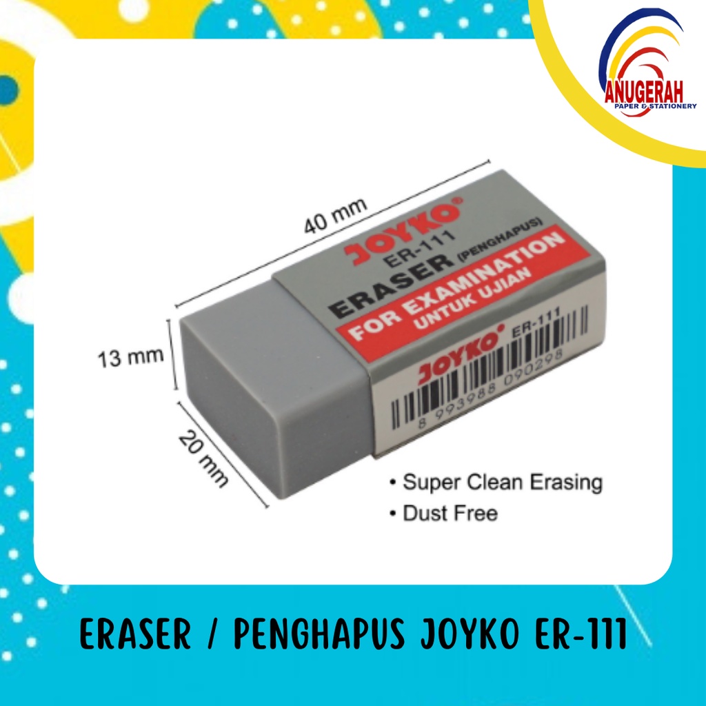 

Eraser / Penghapus Joyko ER-111 (PCS)