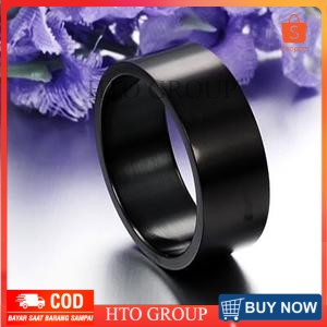 CINCIN HITAM TITANIUM , CINCIN PRIA TITANIUM HITAM - BLACK TITANIUM RING