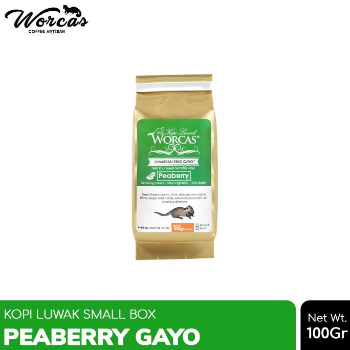 

Murah Kopi Luwak Liar Sumatran King Gayo (Peaberry) 100Gr - Ground (Bubuk) Terlaris