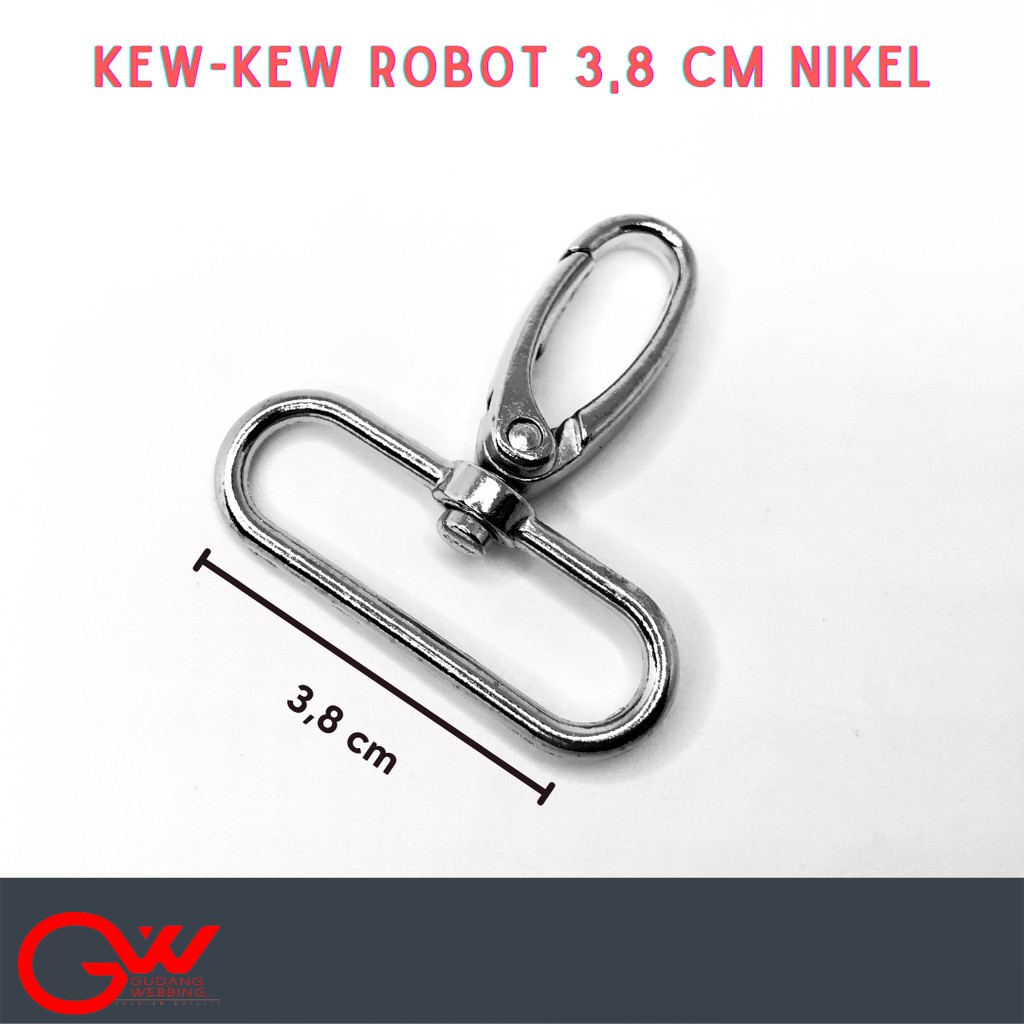 Kew Kew 3.8mm Besi | Cantolan Besi 3.8cm | Robot 3,8cm Nickel Eceran