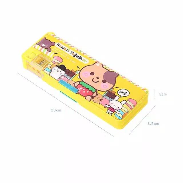 KOTAK PENCILCASE  / TEMPAT PENSIL MAGNET RAUTAN