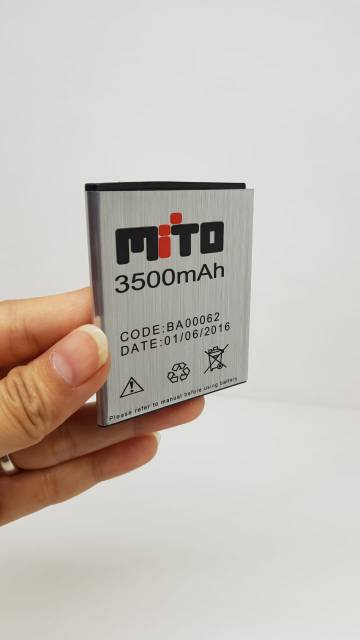 Baterai Mito BA00083 Batre Mito A65 Batre Mito Fantasy Card ORIGINAL 99% 2 IC 3500mAh