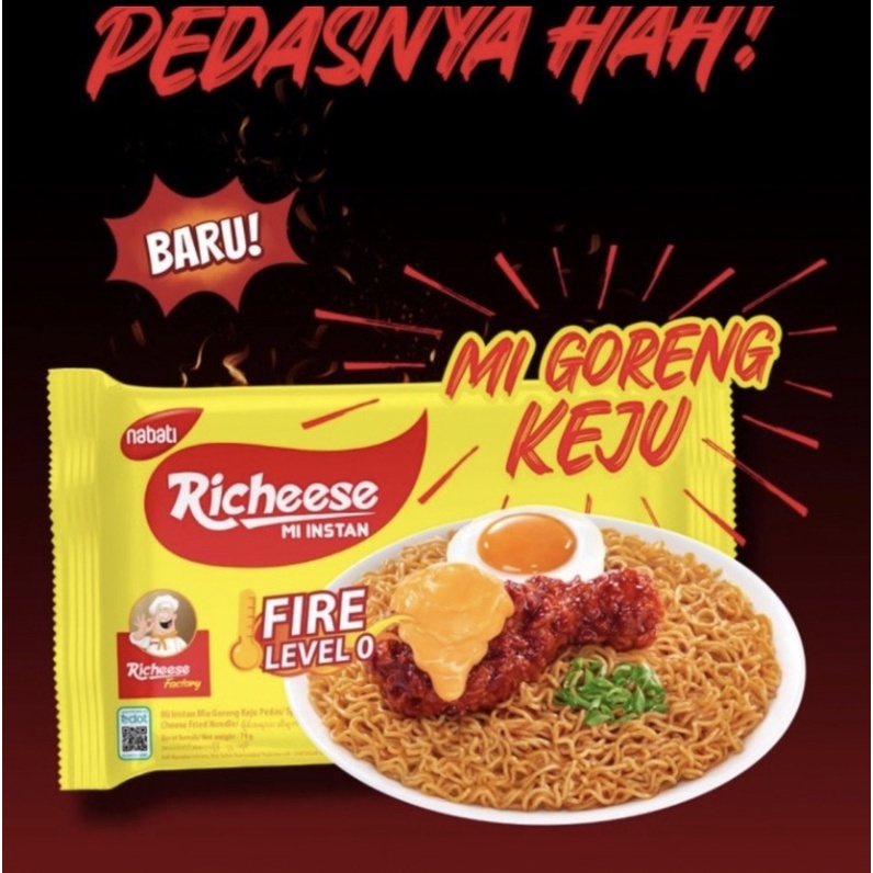 

RICHEESE MIE GORENG KEJU LEVEL 0