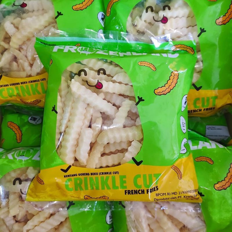 

Frozenland Kentang Crinkle Cut 500gr