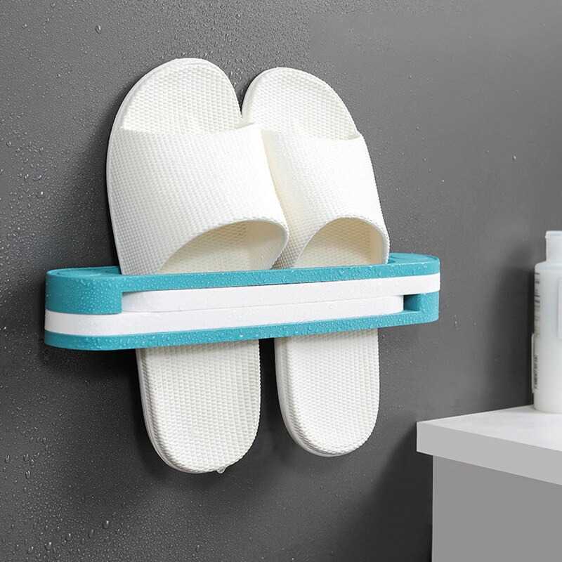 Rak Sepatu 3 in 1 Slipper Wall Hanging Folding Rack Housewear - HW31