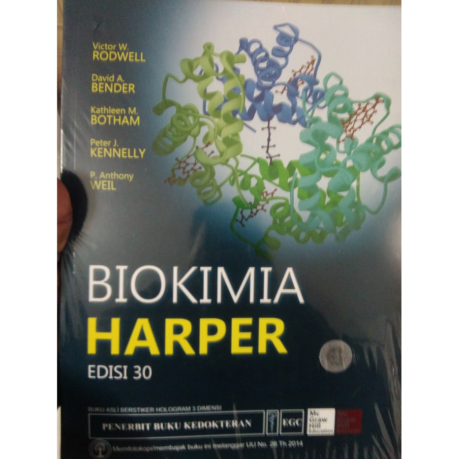 Biokimia Harper Edisi 30 Full Colour ORIGINAL