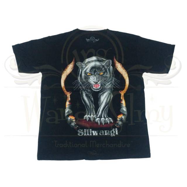 Kaos Siliwangi - Kaos Kujang Kembar - Kaos Macan Siliwangi - Kaos Kujang Siliwangi - Kaos 3D Macan