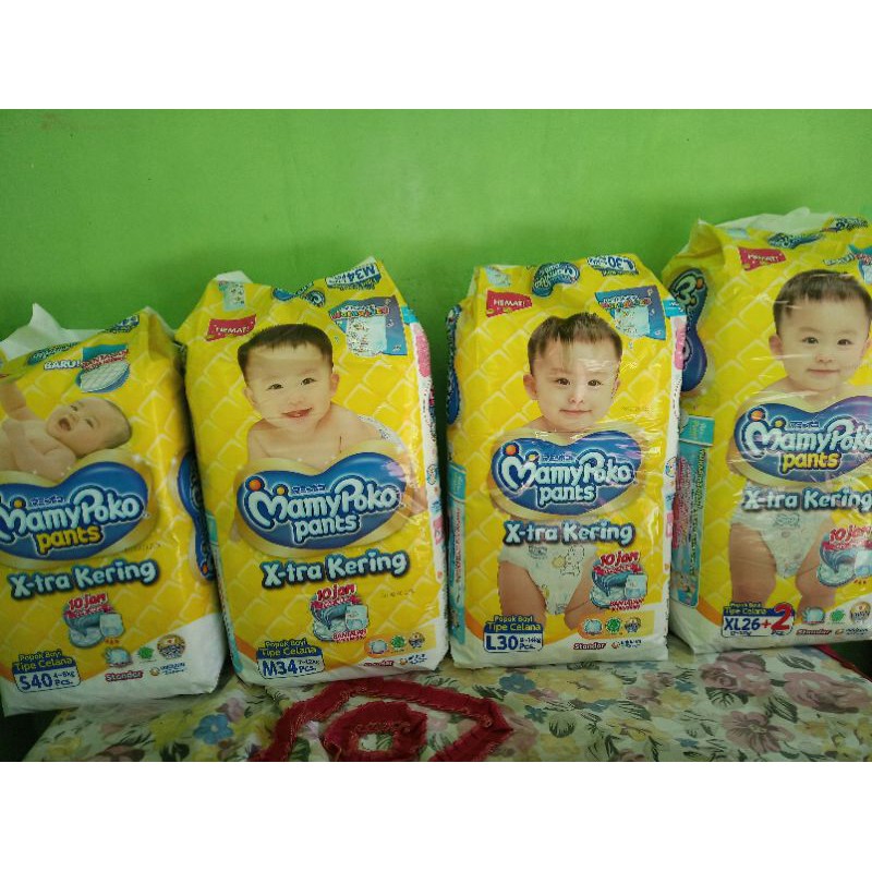 PROMO PAMPERS MURAH MAMYPOKO PANTS S40 / M34/ L30