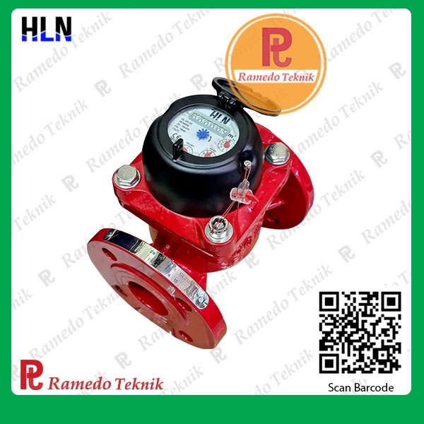 Water Meter HLN Air Limbah Temp.90⁰C 2 Inch - Flow Meter Air Limbah DN 50MM