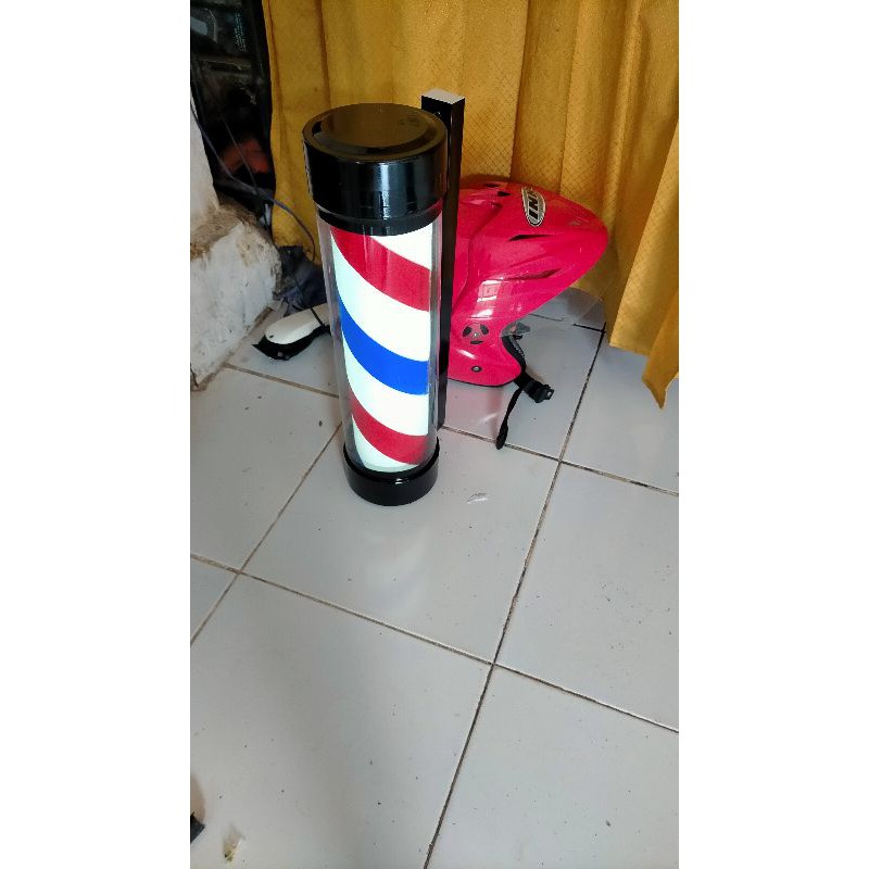 barberpole lampu barbershop lampu barberpole barber home lampu potong rambut lampu hiass