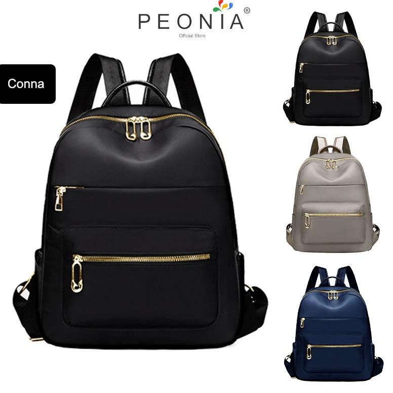 PNA CONNA Ransel Korea Tas Wanita Punggung Import Kantor Kerja Sekolah Kuliah Outdoor Trendy Fashion