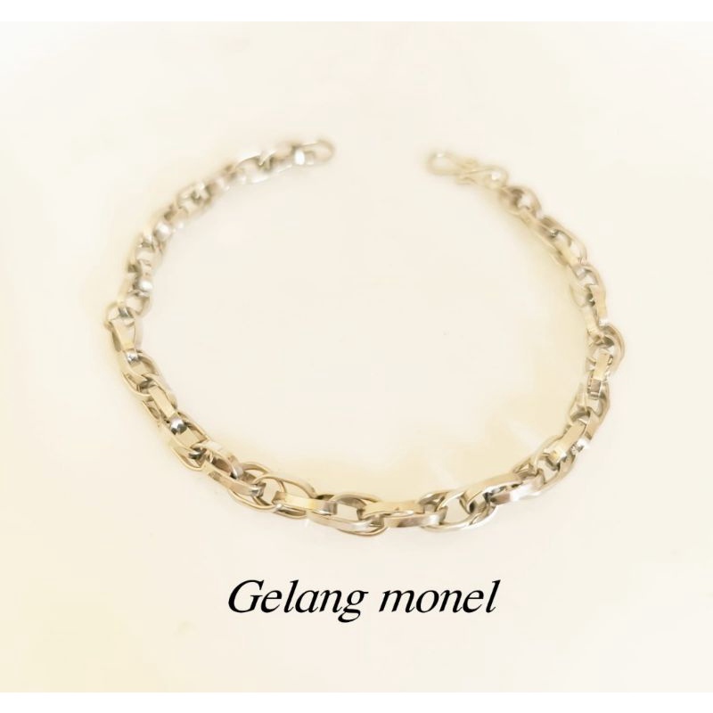 GELANG MONEL ANTI KARAT.