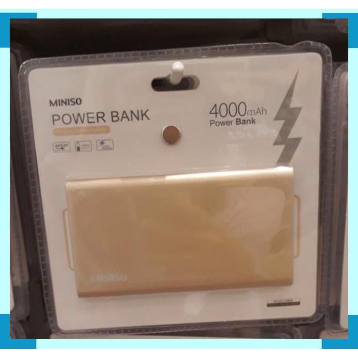 Power Bank Miniso 4000 mAH | Power Bank Murah