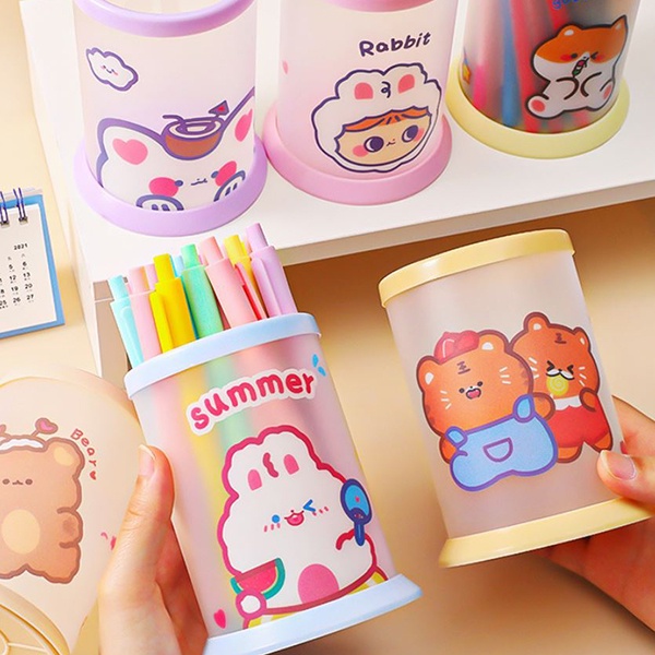 tempat alat tulis pen pensil kartun cartoon pen holder stp044(4E2)