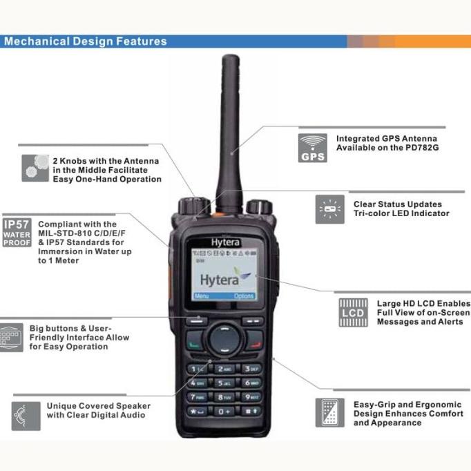 Portable Digital Radio Hytera PD-788G