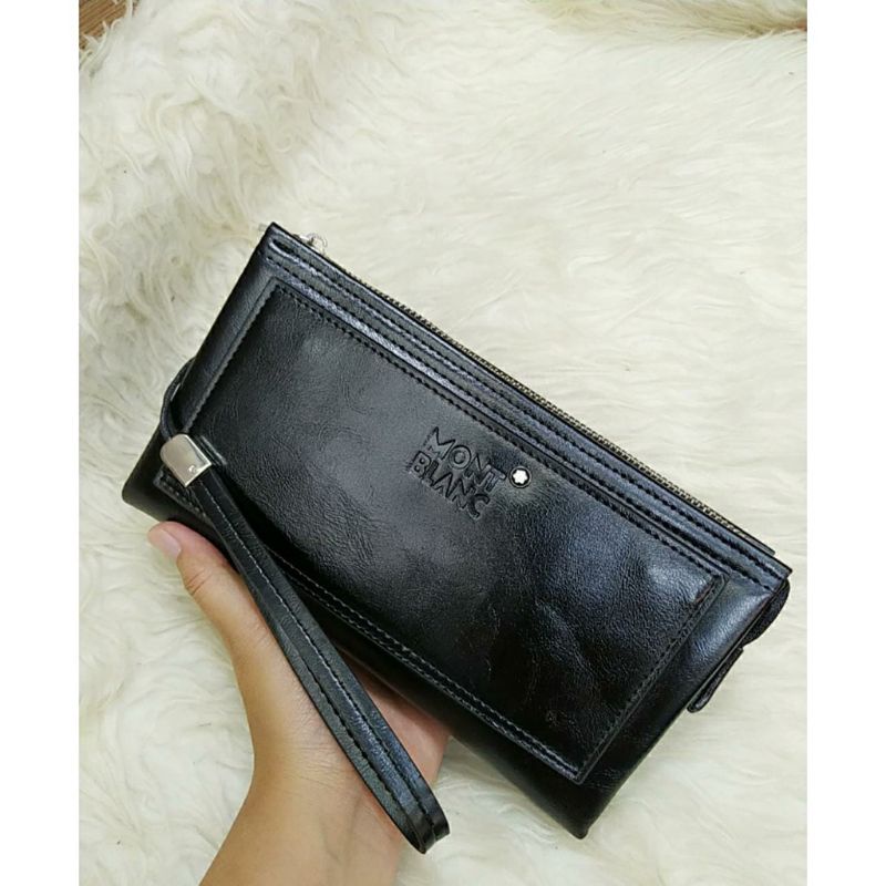 Clutch/Handbag Pria Kulit Import