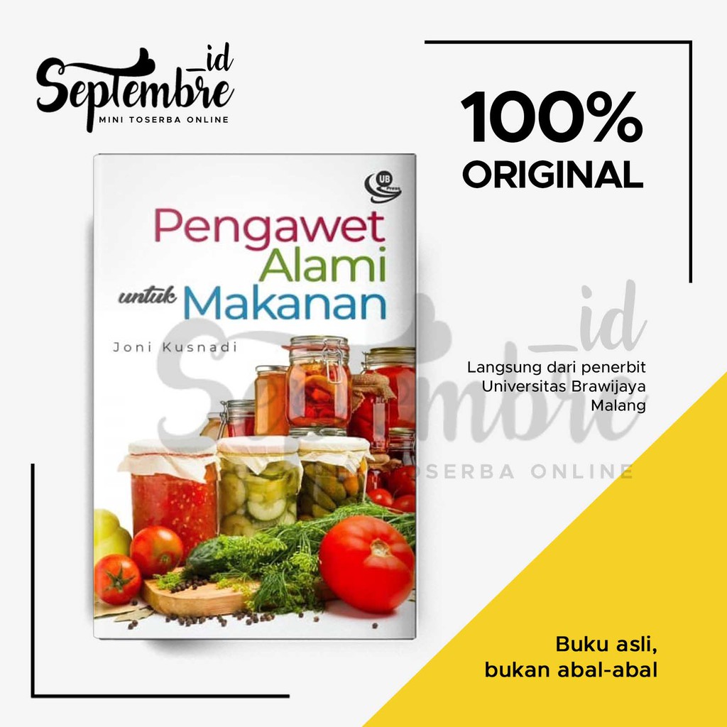 Buku Original Pengawet Alami untuk Makanan