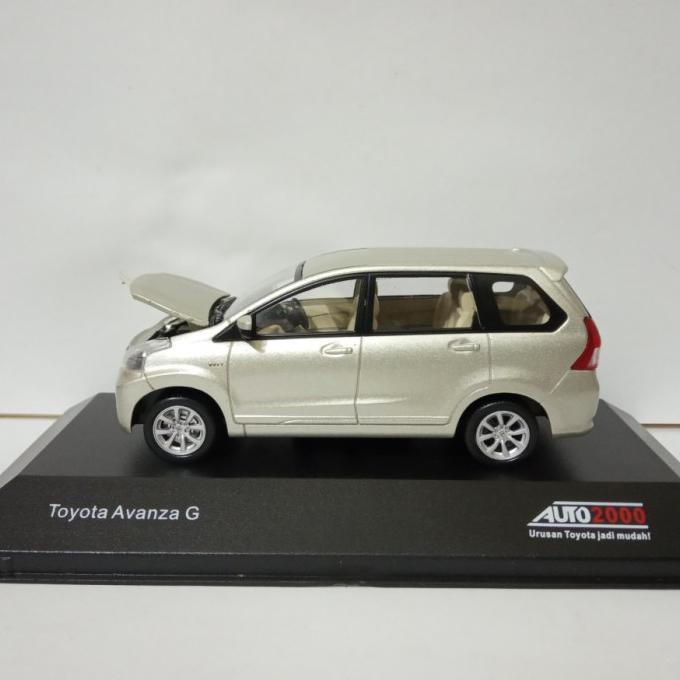 Diecast Avanza G Cempent Gold Metalic miniatur mobil Auto 2000 murah